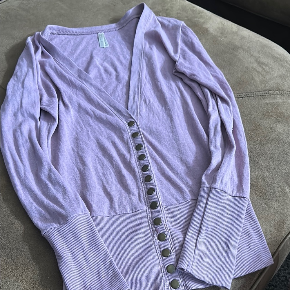 Color Story Lilac Knit Top